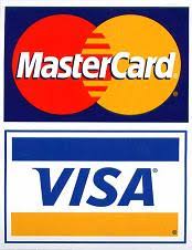 Visa and Mastercard accepted